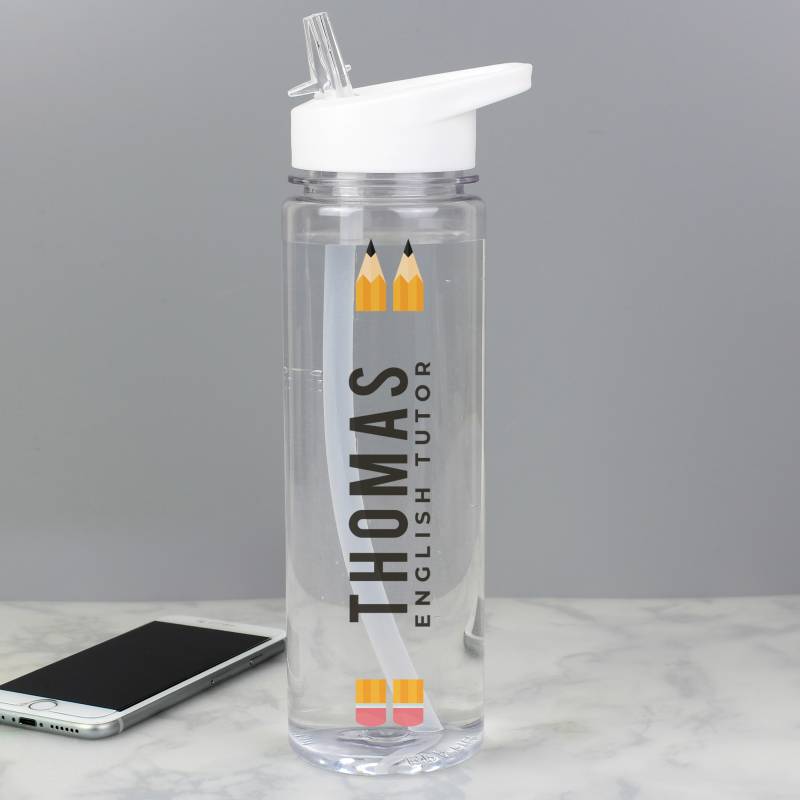 Personalised Teacher Water Bottle